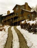 Snow Melting Split Driveway.